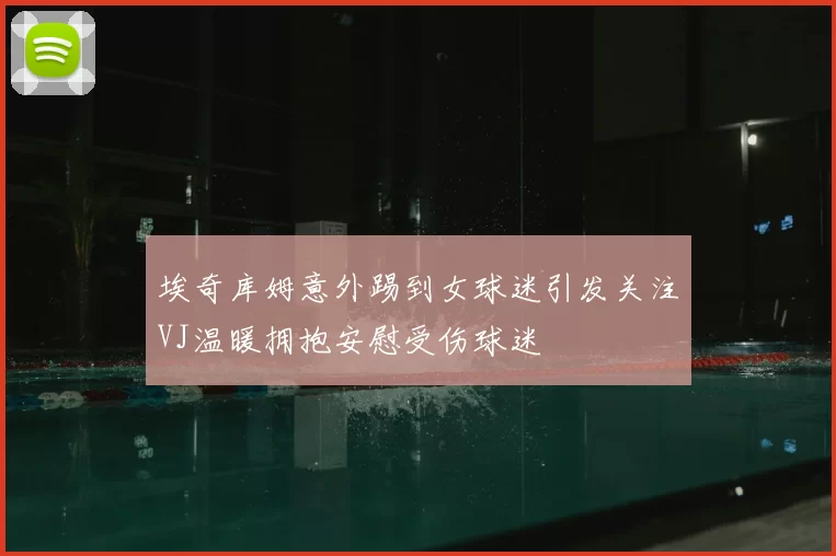 埃奇库姆意外踢到女球迷引发关注VJ温暖拥抱安慰受伤球迷